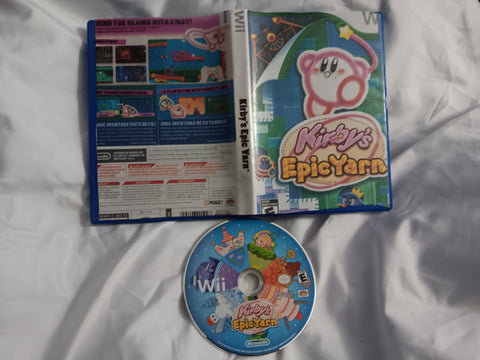 Kirby's Epic Yarn Used Nintendo Wii Video Game