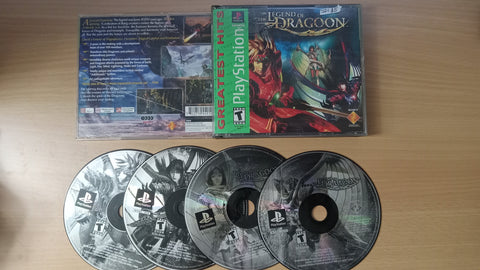 Legend of Dragoon Greatest Hits Used Playstation 1 Video Game