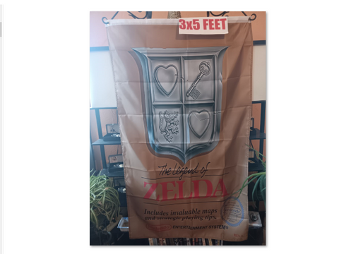 Legend of Zelda 3X5 Feet Flag Banner Game Cover Design