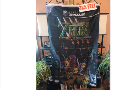 Legend of Zelda The Four Swords 3X5 Feet Flag Banner