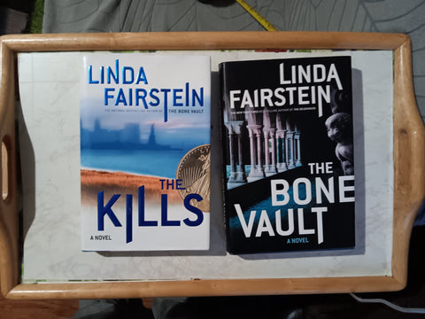 Linda Fairstein BUNDLE The Kills + Bone Vault First Edition Hardcover Books
