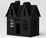 🎃 Halloween Lit Metal Boo House Hyde and EEK! Light Up Indoor Decoration