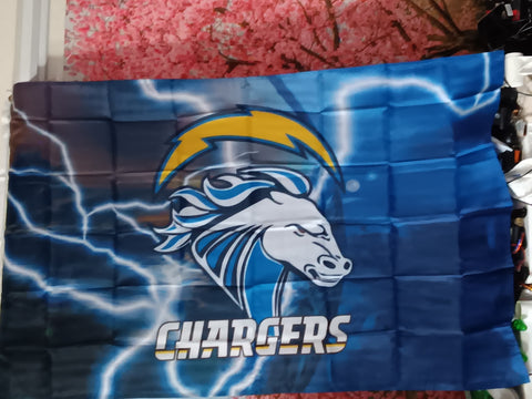 Los Angeles Chargers 3x5 NFL Flag Lightning Bolts NEW