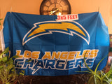 Los Angeles Chargers Logo 3X5 Feet Flag Banner Pole or Wall Decor
