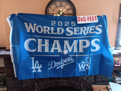 Los Angeles Dodgers 3x5 MLB Flag 2025 World Series Champs