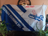 Los Angeles Dodgers Diagonal 3x5 Feet MLB Flag