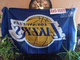 Los Angeles Lakers NBA 3X5 Feet Flag Banner Pole or Wall Hanging