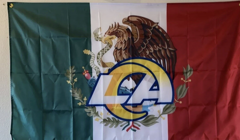 Los Angeles Rams 3x5 Feet NFL Mexican Flag