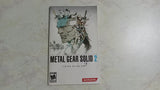 MANUAL ONLY Metal Gear Solid 2 PS2 Instruction Booklet Playstation 2