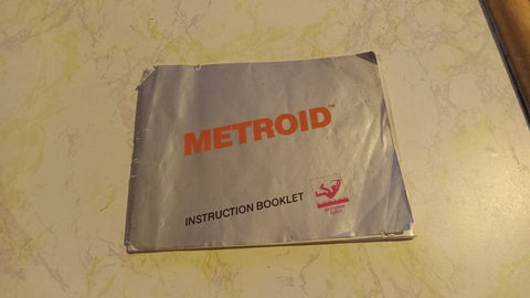 MANUAL ONLY Metroid NES Instruction Booklet Original Nintendo