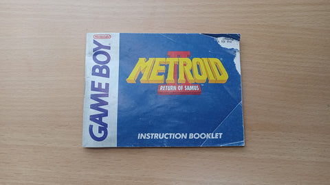 MANUAL ONLY + Metroid Prime II Return of Samus Original Gameboy Instruction Book