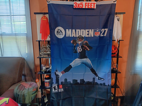 Madden NFL 27 3X5 Feet Flag Banner Video Game Cover Design