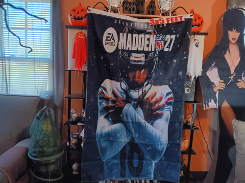 Madden NFL 27 3X5 Feet Flag Caleb Williams Chicago Bears Deluxe Game Cover Banner