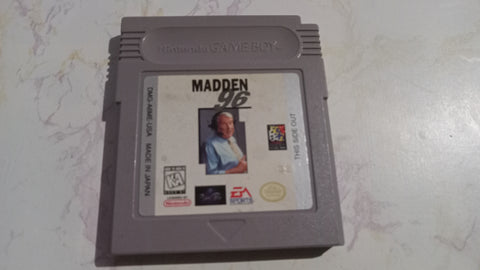 Madden NFL Football 96 Tested Nintendo Original Gameboy Game