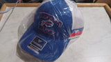 Men's Buffalo Bills NFL Fanatics Royal/White Fundamentals Side Stripe Trucker Adjustable Hat