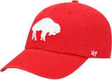 Men's Buffalo Bills NFL '47 Red Clean Up Adjustable Hat