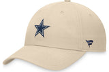 Men's Dallas Cowboys NFL Fanatics Cream Midfield Adjustable Hat