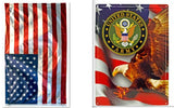 'Merica BUNDLE 3x5 American Flag + 16x12 US Army Eagle Tin Sign