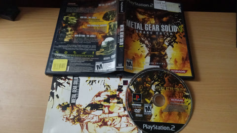 Metal Gear Solid 3 Snake Eater COMPLETE Used PS2 Video Game