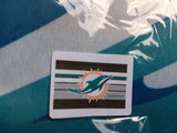 Miami Dolphins 3x5 NFL Flag Black Top Bottom