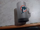 Miami Dolphins NFL 16 OZ Frosted Handle Mug Cup Old Logo
