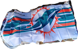 Miami Dolphins White 3x5 NFL Flag