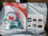 Miami Dolphins White Retro Logo 3x5 NFL Flag