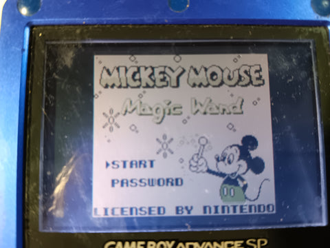 Mickey Mouse Magic Wands Gameboy Authentic Video Game