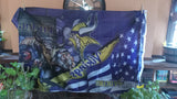 Minnesota Vikings Stars & Stripes & Steroids NFL 3X5 Feet Flag Banner