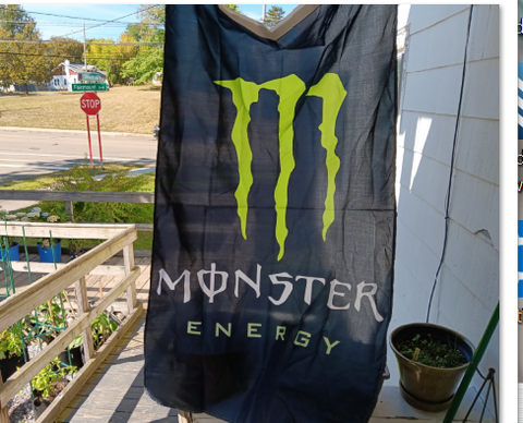 Monster Energy Vertical 3x5 Feet Flag