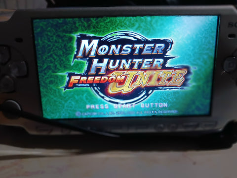 Monster Hunter Freedom Unite Tested PSP Video Game