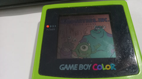 Monster's Inc. Disney Pixar Tested Gameboy Color Video Game