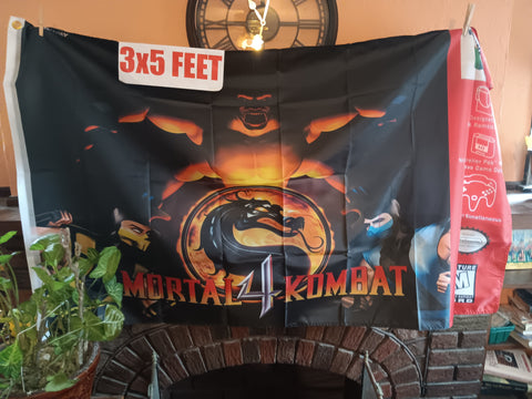 Mortal Kombat 4 3X5 Feet Flag Banner