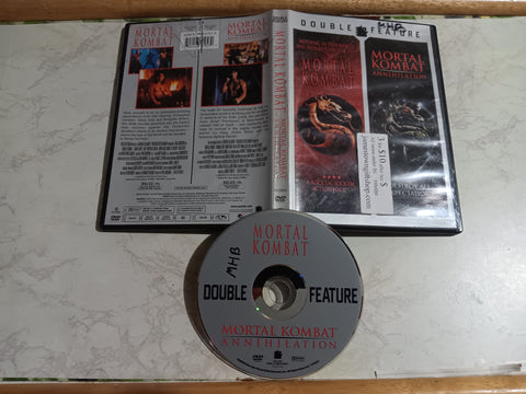 Mortal Kombat Double Feature MK + Annihilation Tested DVD Movie