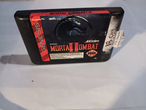 Mortal Kombat II Tested Sega Genesis Video Game Cartridge