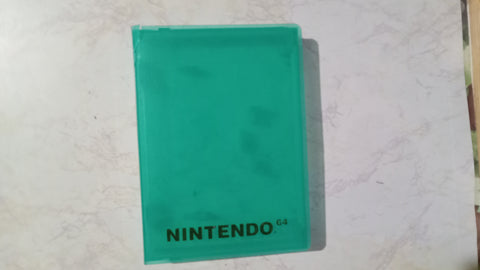 N64 Clamshell Green Hard Nintendo 64 Game Cartridge Storage Case OEM