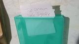 N64 Clamshell Green Hard Nintendo 64 Cartridge Storage Case OEM Top