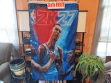 NBA 2K27 San Antonio Spurs Victor Wembanyama NBA 3X5 Feet Flag Banner