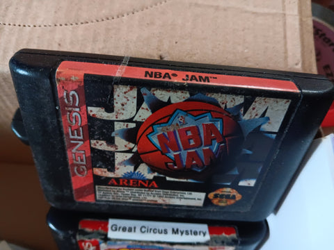 NBA Jam Basketball Used Sega Genesis Video Game