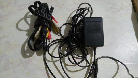 NES BUNDLE Official AC Adapter NES-002 + Unbranded 7' AV Cable