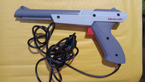 Zapper Light Gun Controller Gray NES Original Nintendo Controller