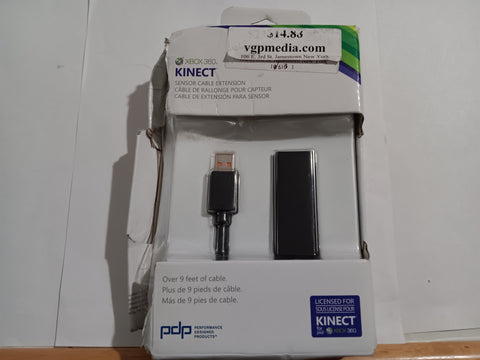 Xbox 360 Kinect Sensor Cable 9' Extension Cord NEW in box