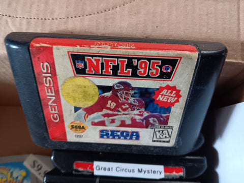 NFL 95 Hockey Used Sega Genesis Video Game