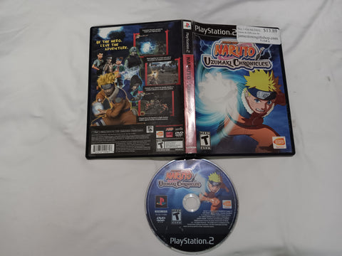 Naruto Uzumaki Chronicels PS2 Video Game Tested Playstation 2