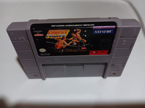 Natsume Championship Wrestling SNES USED Super Nintendo Video Game