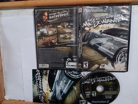 Need For Speed Most Wanted Racing PS2 complete Tested Playstation 2 Video Game