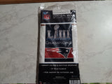 New England Patriots NFL 28x40 One-Sided Super Bowl LIII Vertical Banner Flag