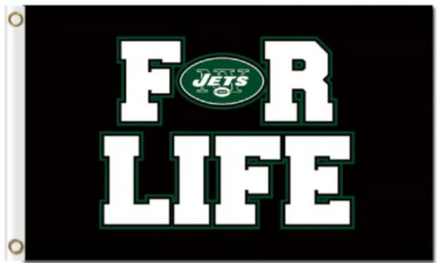 New York Jets 3x5 NFL Flag For LIfe