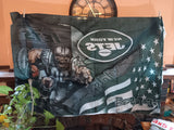 New York Jets Stars & Stripes & Steroids NFL 3X5 Feet Flag Banner