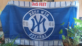New York Yankees Circle & Pinstripes 3x5 MLB Flag
